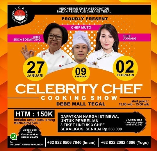 EVENT TEGAL - CELEBRITY CHEF, COOKING SHOW